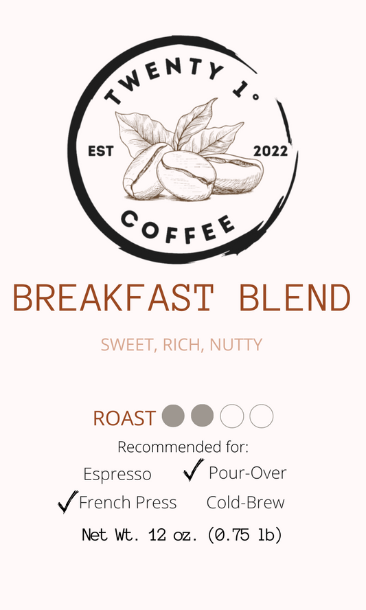Twenty 1° Coffee Company - Premium Coffee Selections